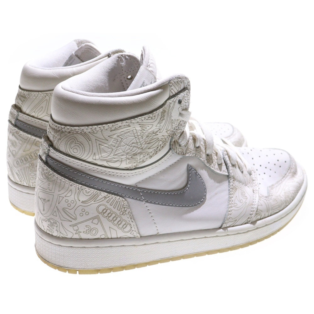 NIKE(ナイキ) AIR JORDAN1 RETRO HIGH 30TH ANNIVERSARY エアジョーダン1 30周年ハイカットスニーカー ホワイト US9/27cm 705289-100