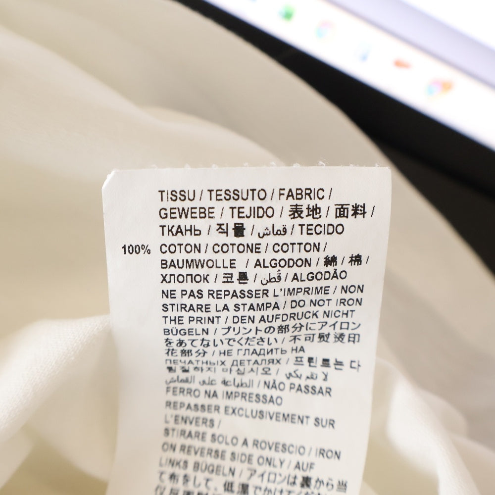 SAINT LAURENT PARIS(サンローランパリ) T-Shirt ロゴプリント 半袖Tシャツ ホワイト 464572 YB2DQ