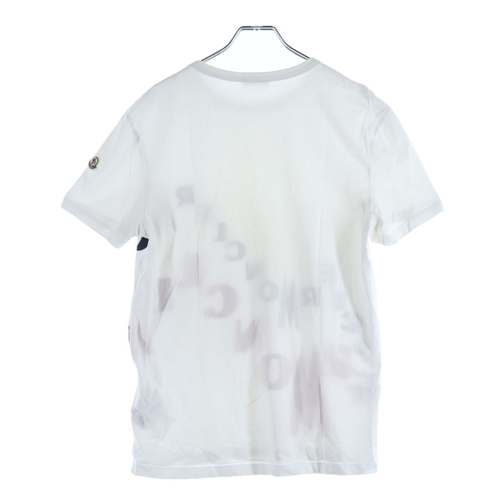 MONCLER(モンクレール) MAGLIA T-SHIRT ロゴプリント 半袖Tシャツ ホワイト E20918048950