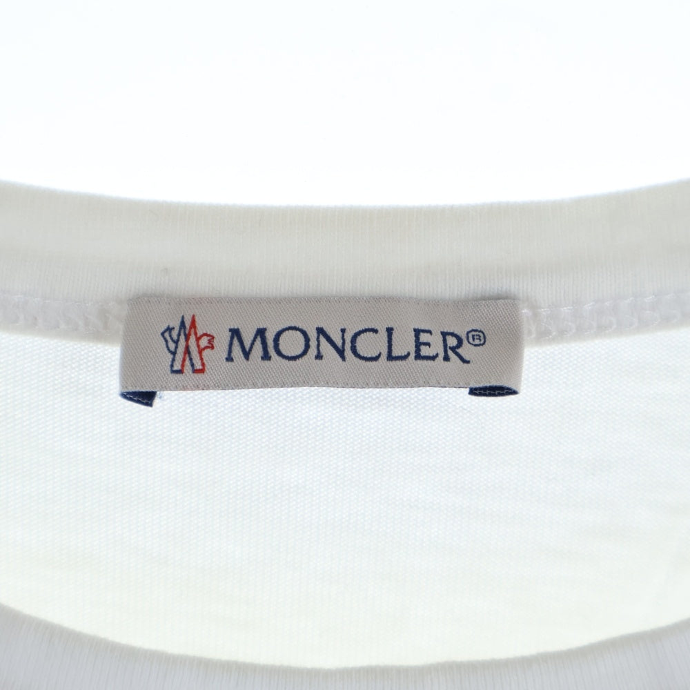 MONCLER(モンクレール) MAGLIA T-SHIRT ロゴプリント 半袖Tシャツ ホワイト E20918048950
