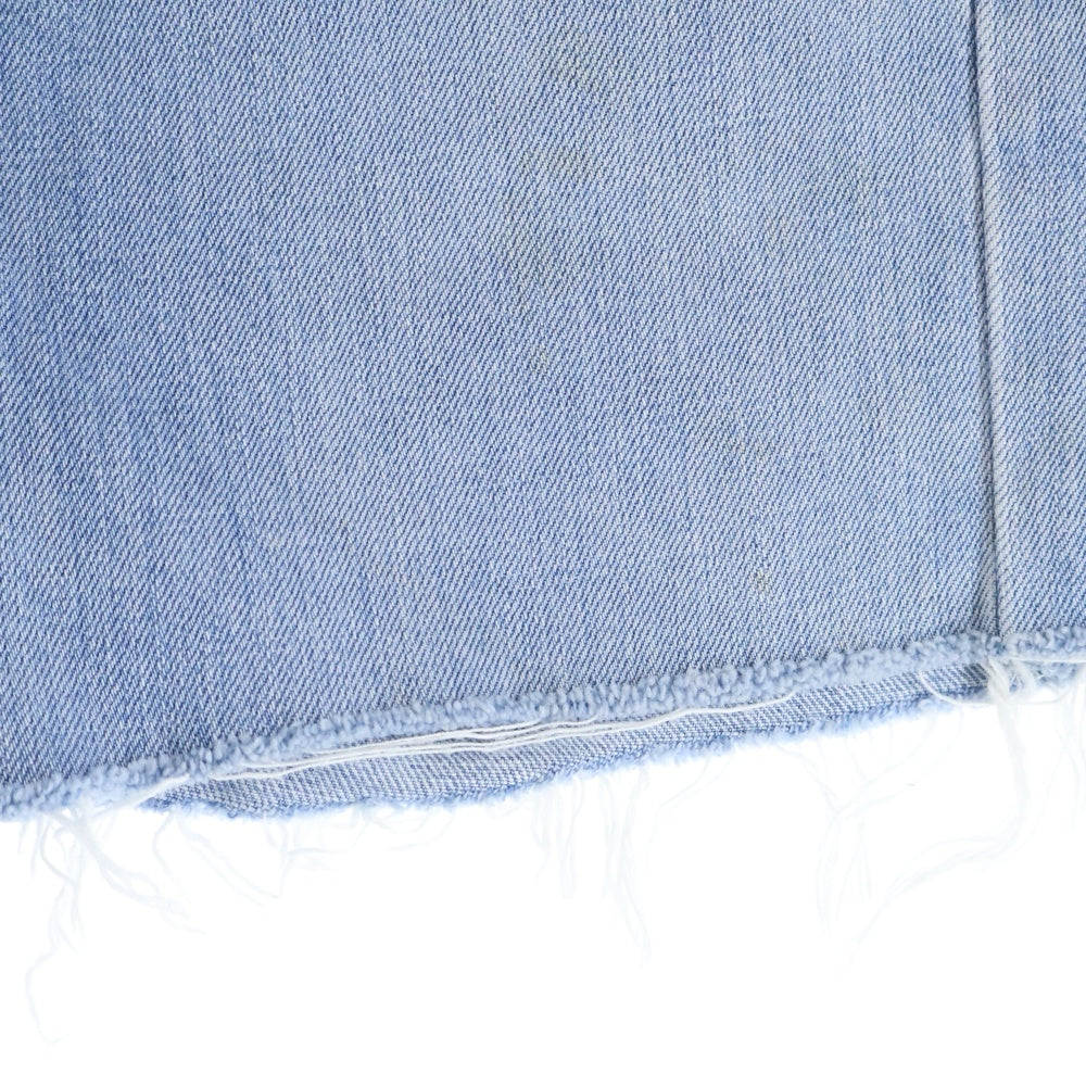 About Dreams(アバウトドリームズ) Denim Shorts ロゴチャーム デニムハーフパンツ ショーツ インディゴ レディース