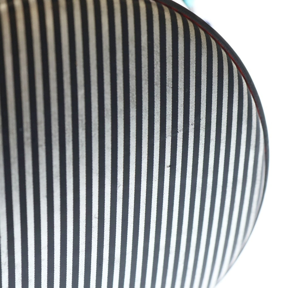 CHRISTIAN LOUBOUTIN(クリスチャンルブタン) MARIE JANE マリージェーン レザー×PVC バケットショルダーバッグ ブラック/シルバー