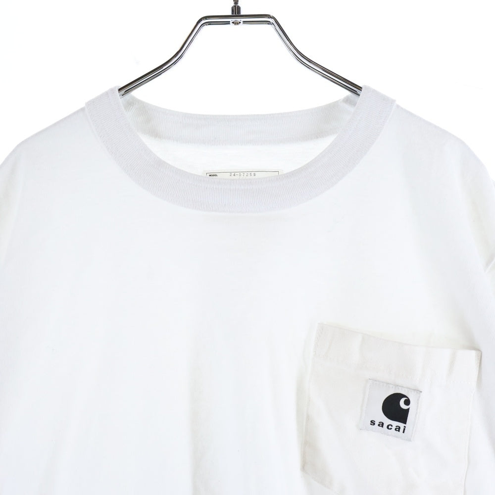 Sacai(サカイ) 24SS ×Carhartt WIP T-Shirt カーハート 半袖Tシャツ