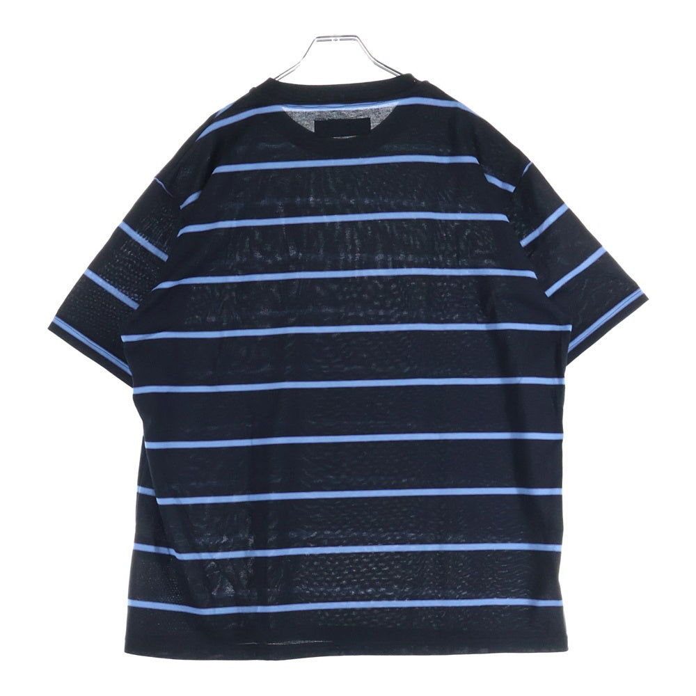 WACKO MARIA(ワコマリア) STRIPED CREW NECK T-SHIRT ボーダー 半袖Tシャツ ブラック