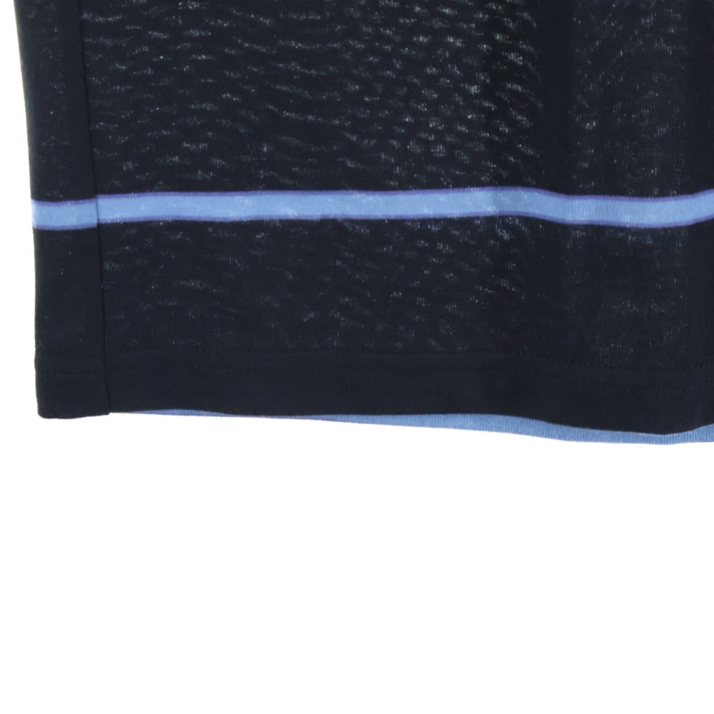 WACKO MARIA(ワコマリア) STRIPED CREW NECK T-SHIRT ボーダー 半袖Tシャツ ブラック