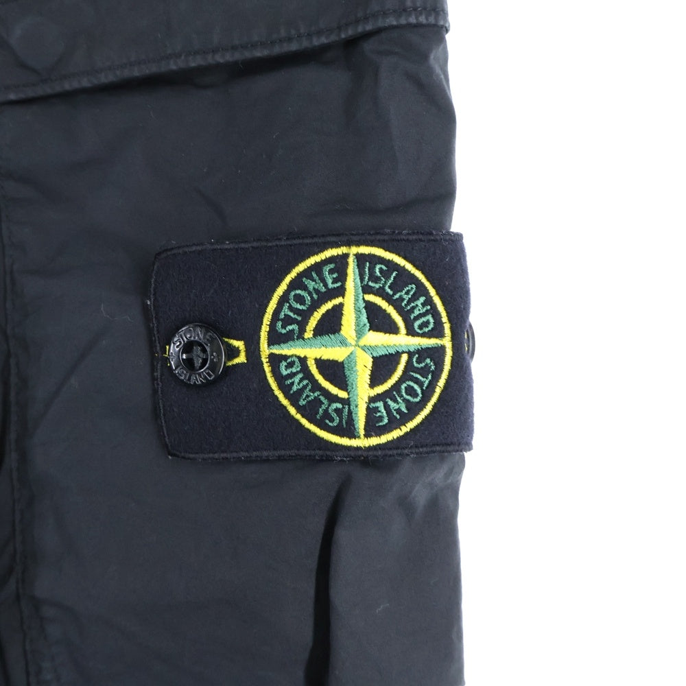 STONE ISLAND(ストーンアイランド) Cargo Pants ロゴワッペン カーゴパンツ ブラック 761531303