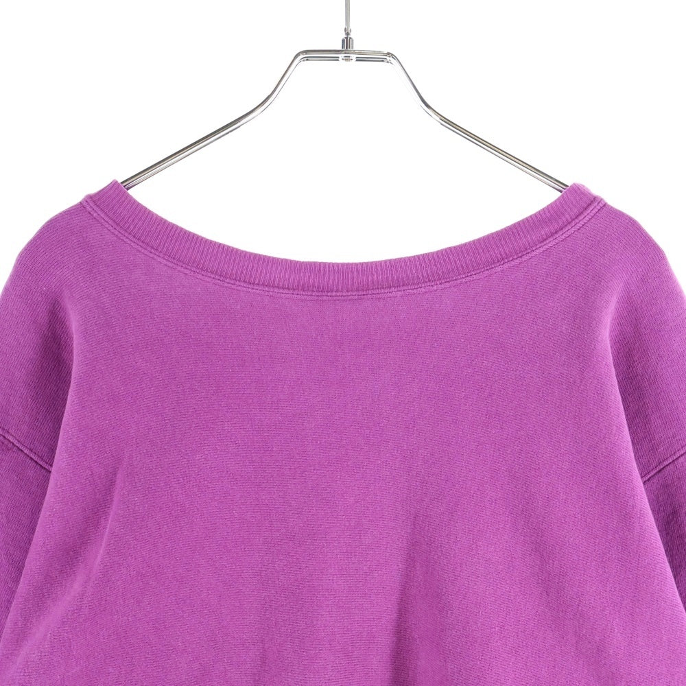 CHAMPION(チャンピオン) 90S Reverse Weave Sweatshirt ロゴ刺繍 リバースウィーブ クルーネックスウェットトレーナー パープル