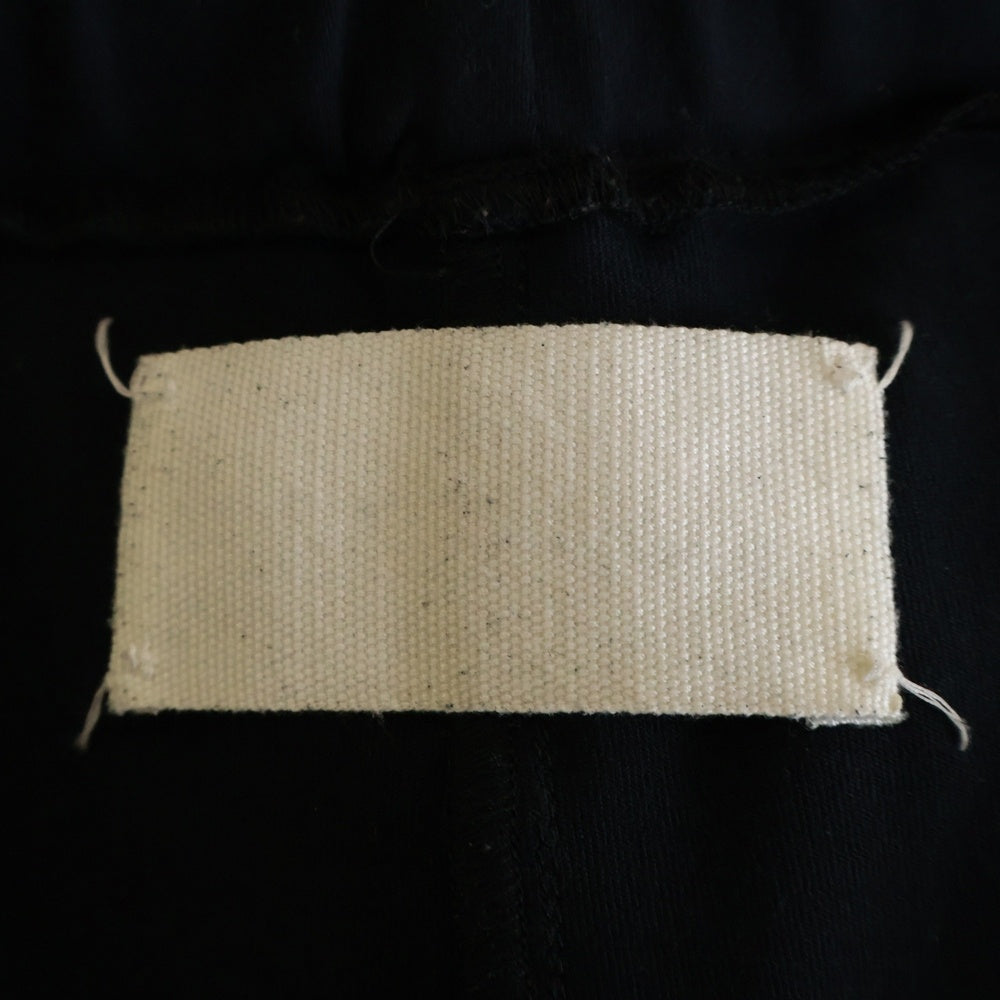 Maison Margiela 0(メゾンマルジェラ) アーカイブ レザードッキング スウェットパンツ ブラック/ネイビー