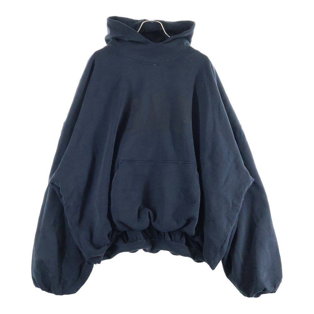 Yeezy Gap Engineered by Balenciaga(イージー ギャップ エンジニアードバイ バレンシアガ) DOVE HOODIE フロントロゴ バックプリント スウェットプルオーバーパーカー フーディー ブラック