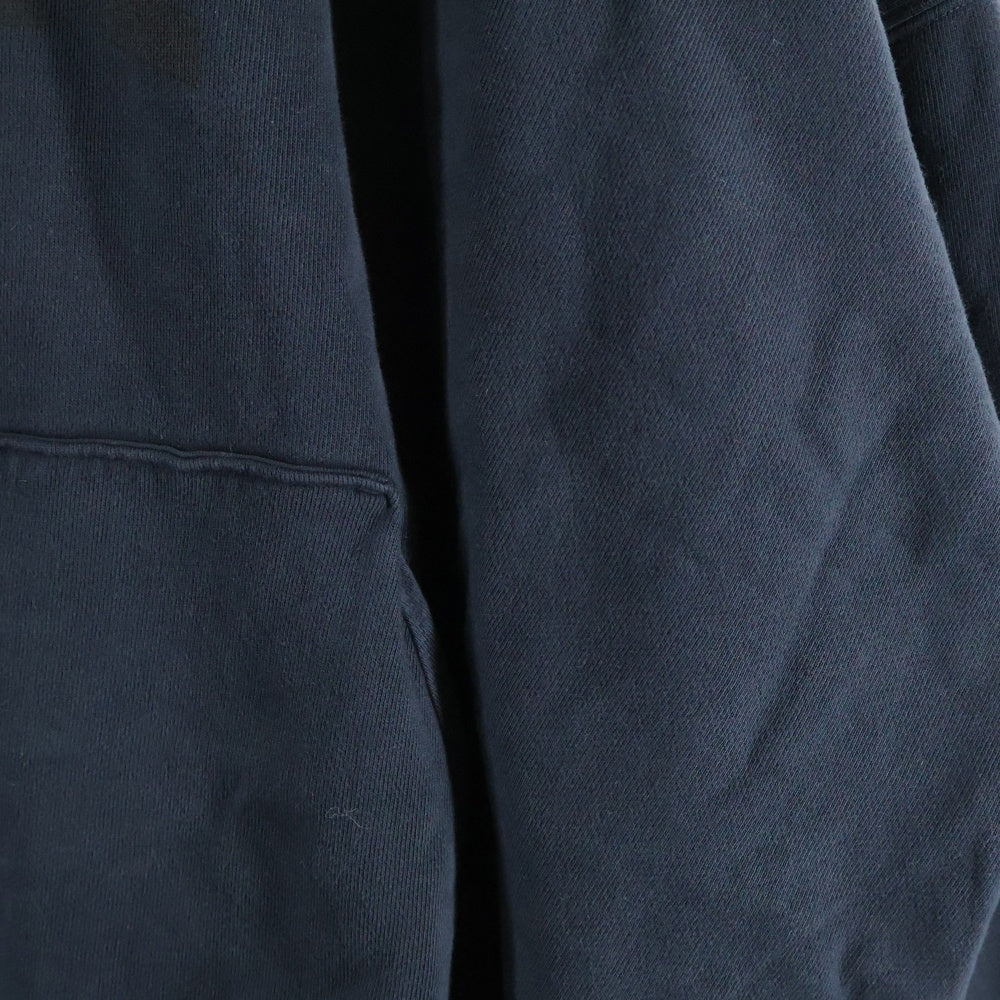 Yeezy Gap Engineered by Balenciaga(イージー ギャップ エンジニアードバイ バレンシアガ) DOVE HOODIE フロントロゴ バックプリント スウェットプルオーバーパーカー フーディー ブラック