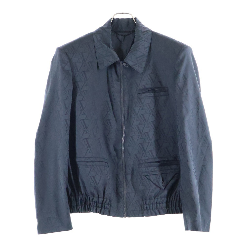 LOUIS VUITTON(ルイヴィトン) 24AW ロゴ総柄 テーラードウールブルゾン ブラック RM242MF DLI HRFB1E