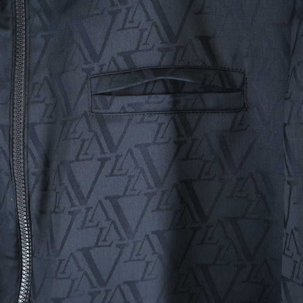 LOUIS VUITTON(ルイヴィトン) 24AW ロゴ総柄 テーラードウールブルゾン ブラック RM242MF DLI HRFB1E