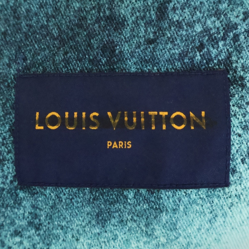 LOUIS VUITTON(ルイヴィトン) 23SS スプレーモノグラムデニムトラッカージャケット ホワイト RM231M U14 HOA10W