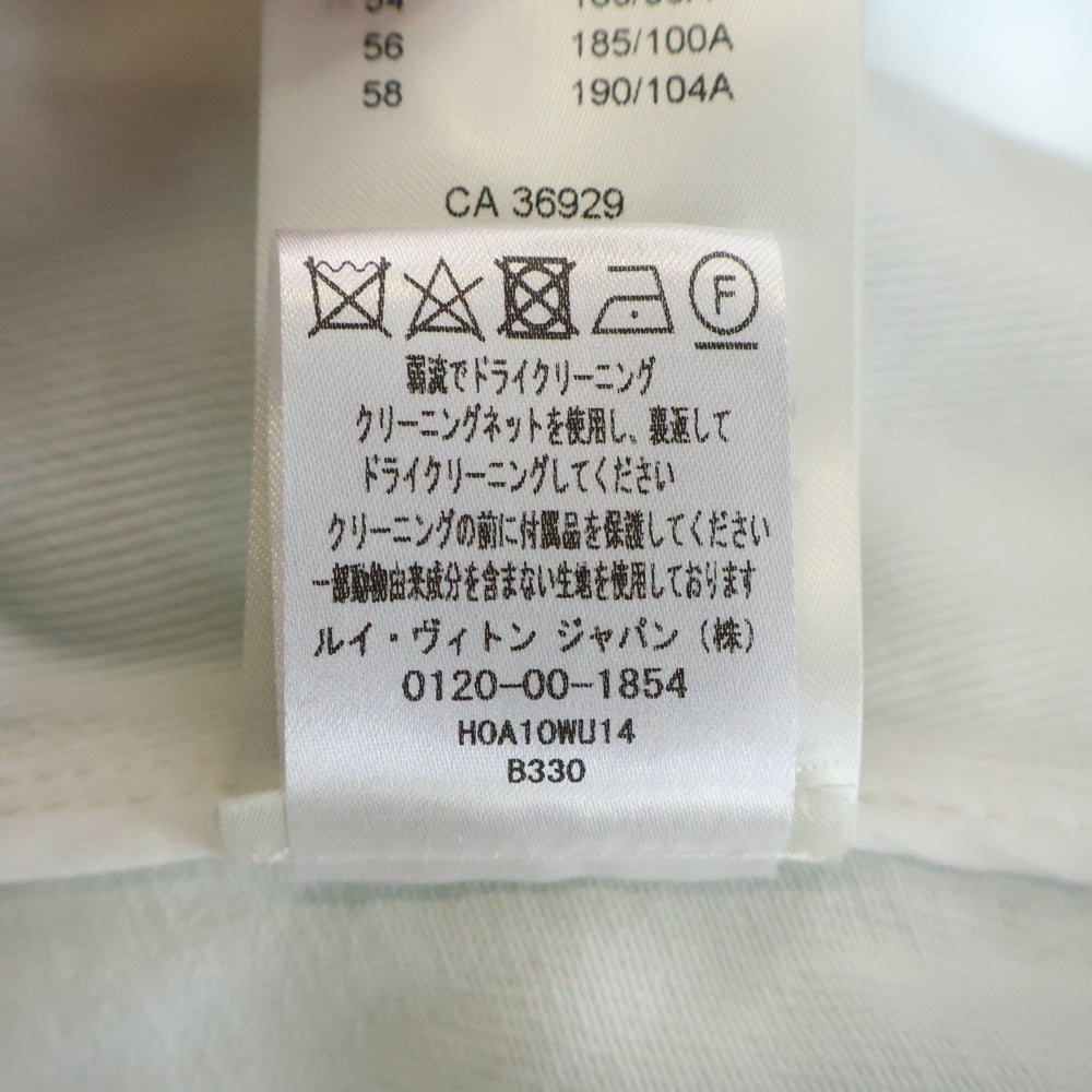 LOUIS VUITTON(ルイヴィトン) 23SS スプレーモノグラムデニムトラッカージャケット ホワイト RM231M U14 HOA10W