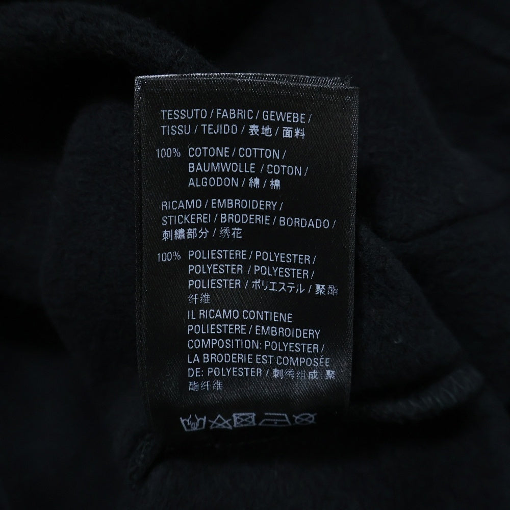 BALENCIAGA(バレンシアガ) BBロゴ刺繍 スウェットプルオーバーパーカー ブラック 570811 TJV85