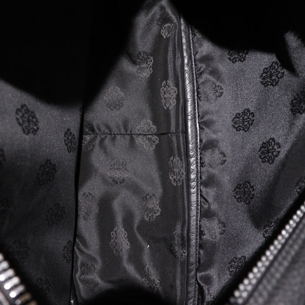 CHROME HEARTS(クロムハーツ) DIAPER BAG LEATHER SHOULDER 2WAY BAG ダイパー レザーショルダーバッグ ブラック
