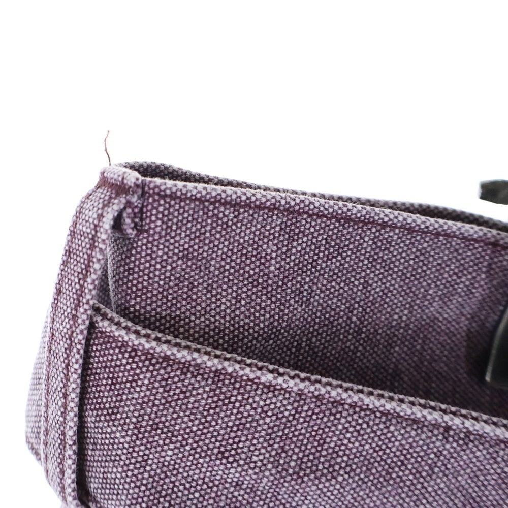 AURALEE(オーラリー) WASHED ORGANIC CANVAS BELTED PANTS ウォッシュド オーガニックキャンバスパンツ パープル A24AP03HG