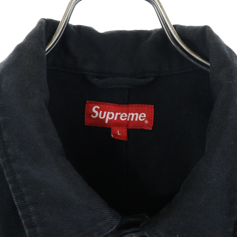 SUPREME(シュプリーム) 16AW DENIM CHORE COAT デニムコアジャケット ブラック