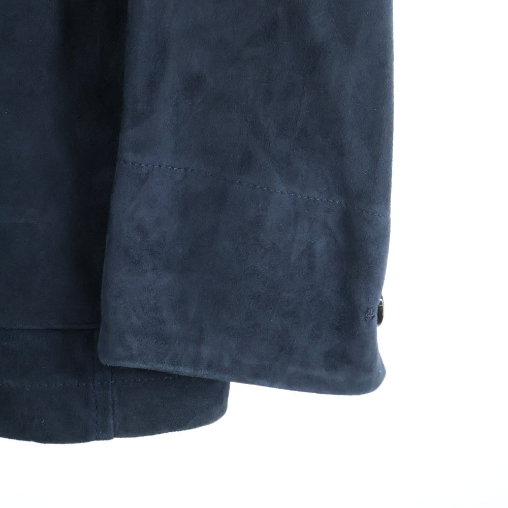 EMMETI(エンメティ) Suede Jacket ゴートスキン スウェードテーラードジャケット ブラック