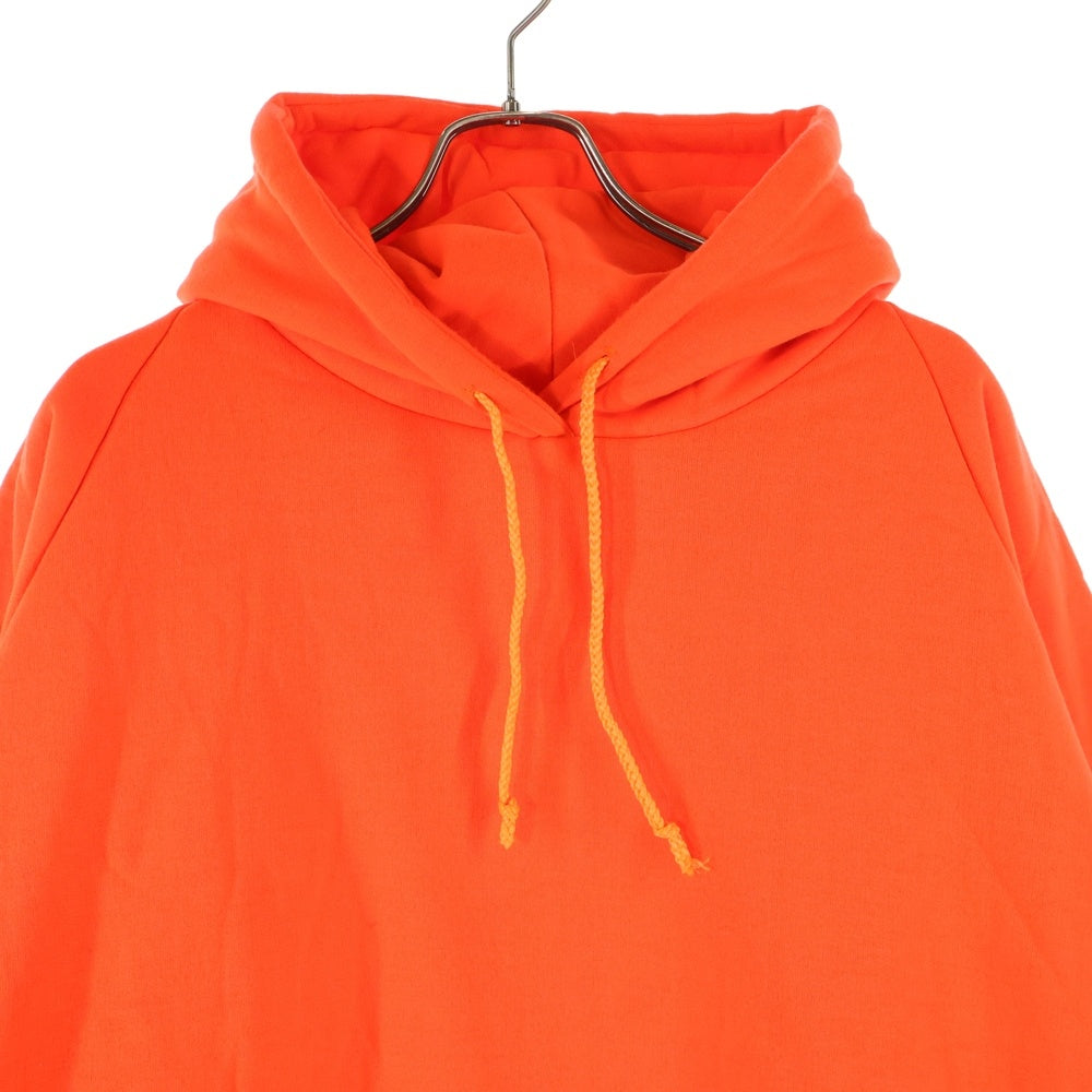 CHROME HEARTS(クロムハーツ) OLD Scroll Logo Thermal Hoodie バックスクロールロゴ サーマルフーディー パーカー 裏地サーマル オレンジ