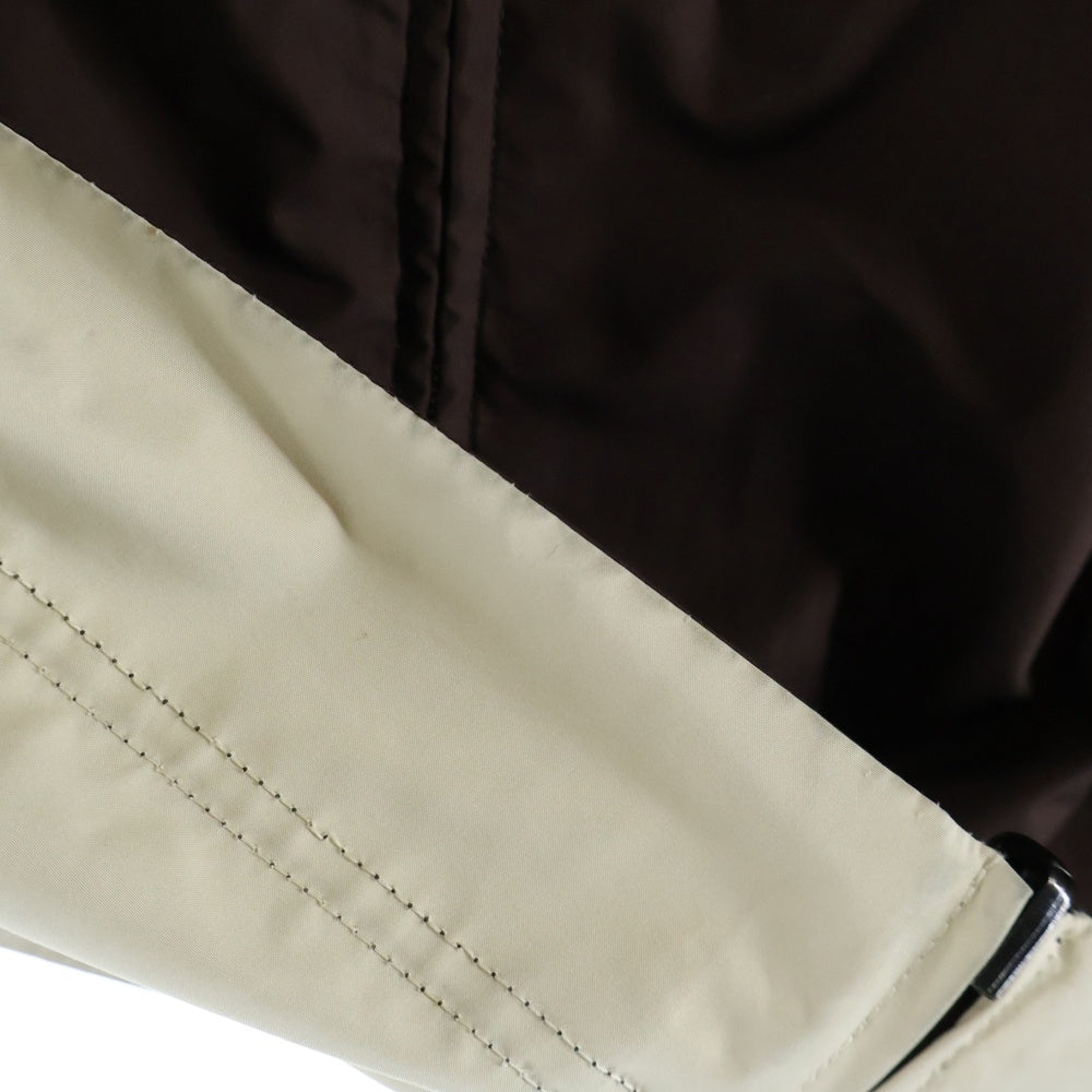 PRADA SPORT(プラダ スポーツ) Nylon Jacket リバーシブル ナイロンジャケット ブラウン/アイボリー