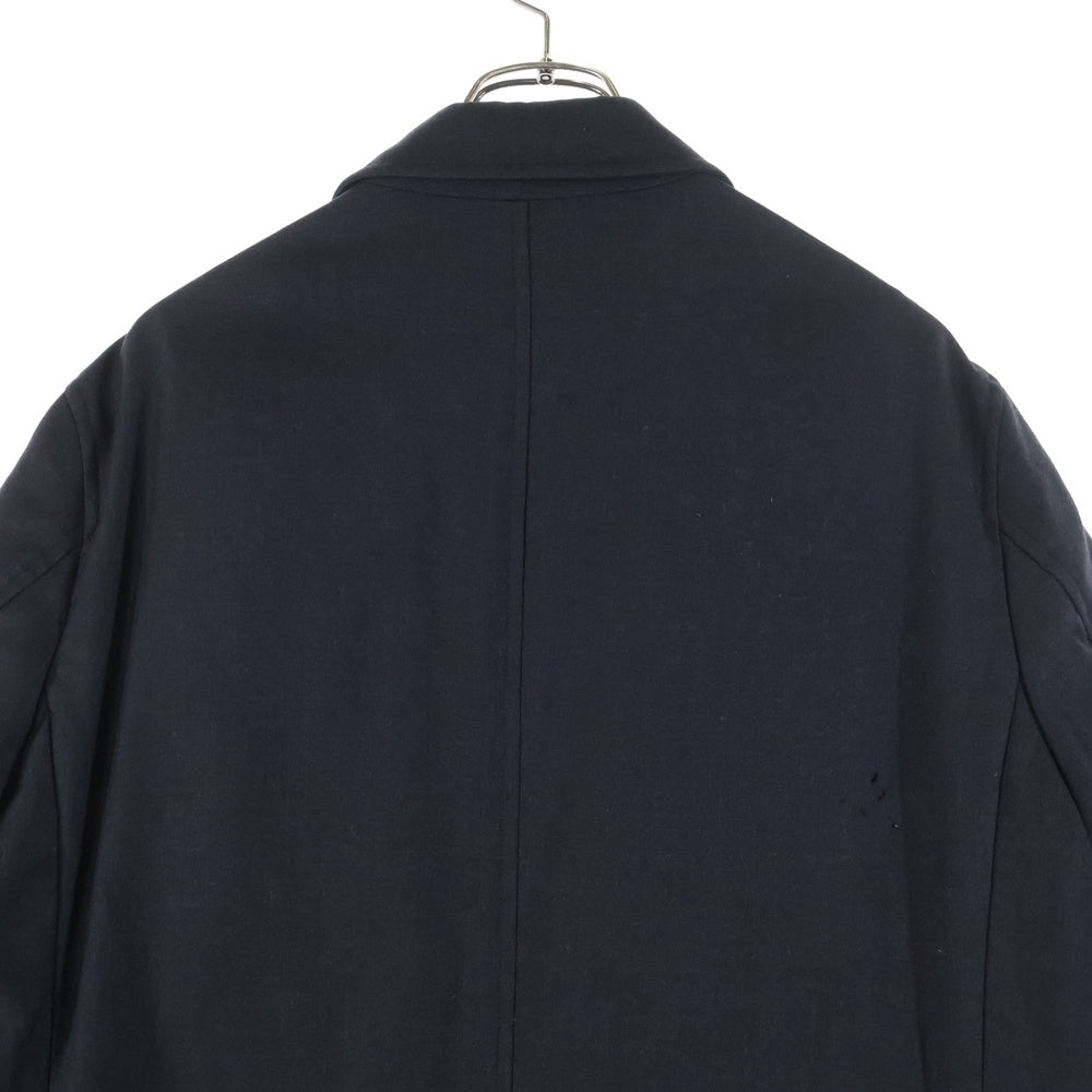 BURBERRY BLACK LABEL(バーバリー ブラックレーベル) Down Coat 裏地チェック ステンカラーダウンコート ブラック BMC65-505-08