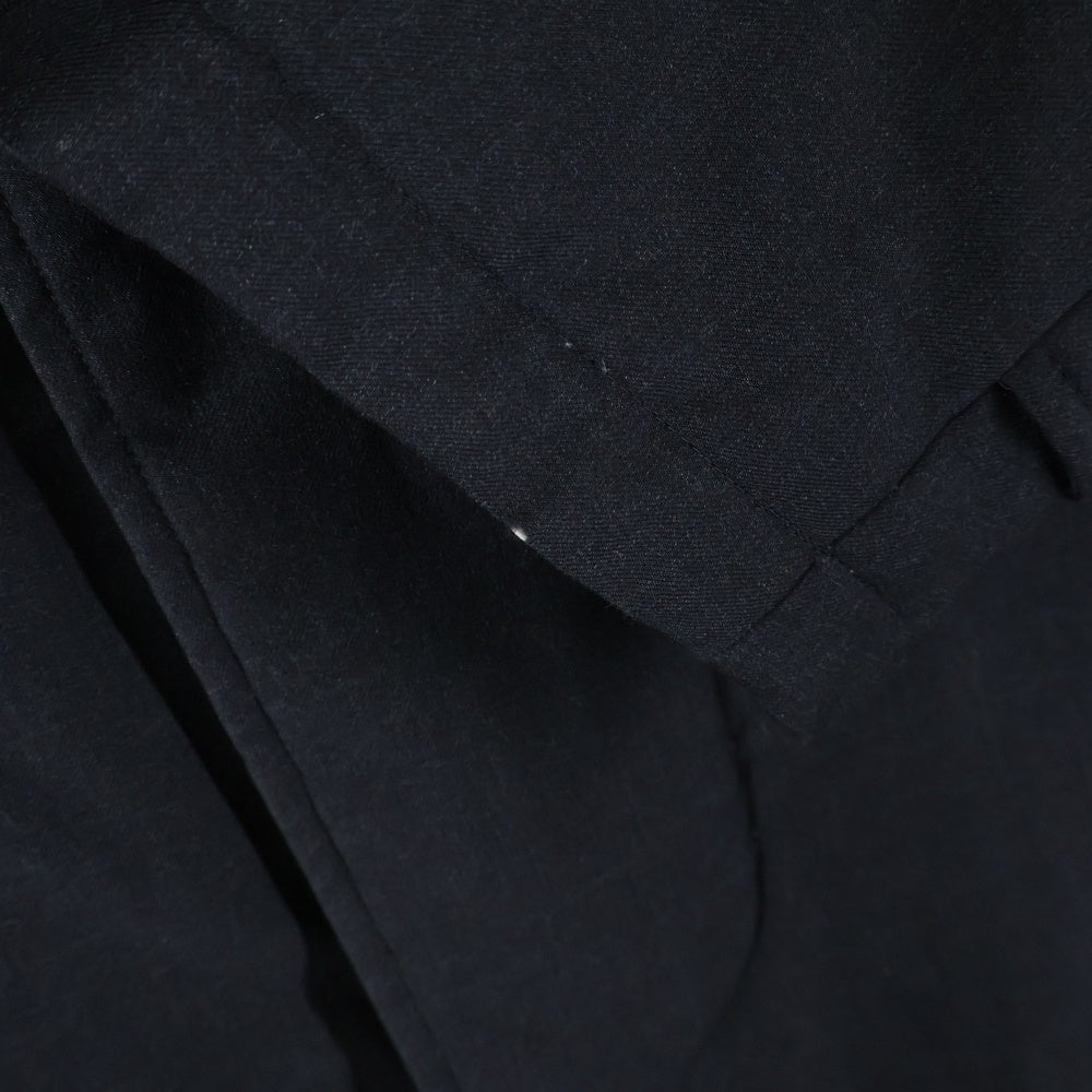 BURBERRY BLACK LABEL(バーバリー ブラックレーベル) Down Coat 裏地チェック ステンカラーダウンコート ブラック BMC65-505-08