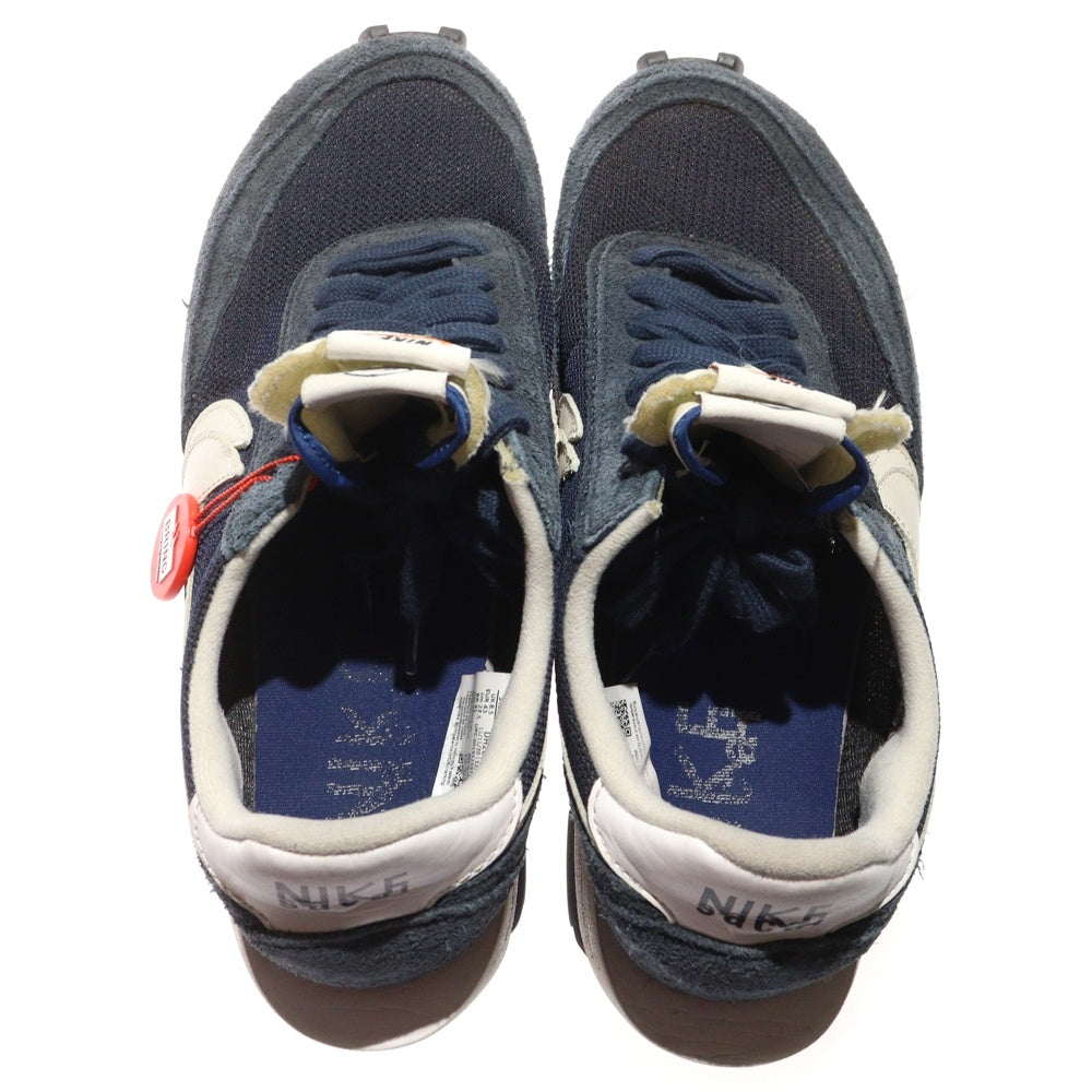 NIKE(ナイキ) ×sacai ×FRAGMENT DESIGN LD WAFFLE サカイ フラグメントデザイン LDワッフル ローカットスニーカー ネイビー US9.5/27.5cm DH2684-400
