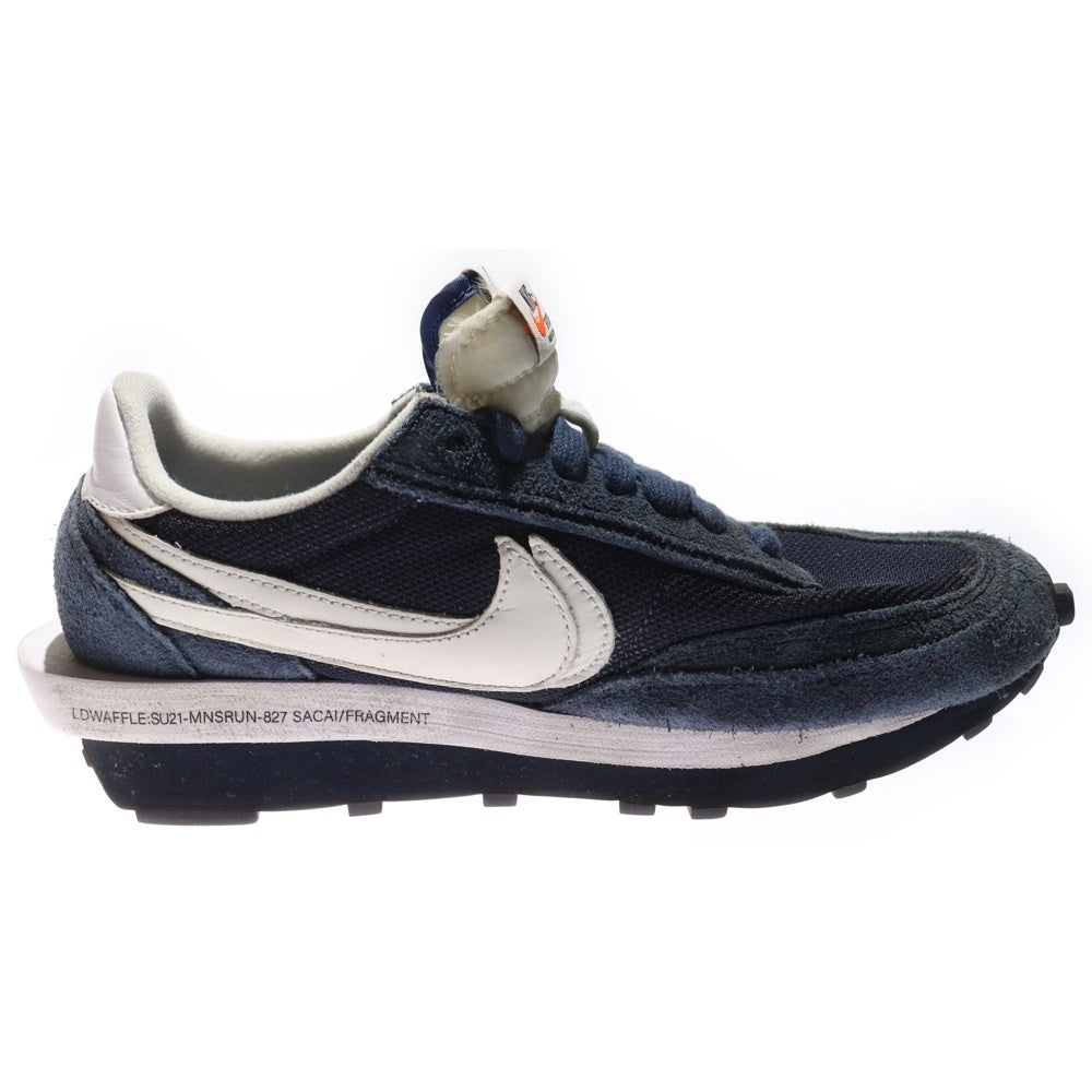 NIKE(ナイキ) ×sacai ×FRAGMENT DESIGN LD WAFFLE サカイ フラグメントデザイン LDワッフル ローカットスニーカー ネイビー US9.5/27.5cm DH2684-400