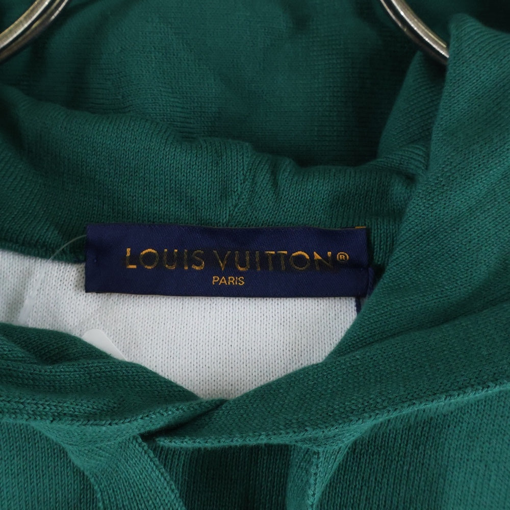 LOUIS VUITTON(ルイヴィトン) 23AW モノグラム グラディエント プルオーバーニットパーカー フーディー グリーン RM232Q USO HNN45W