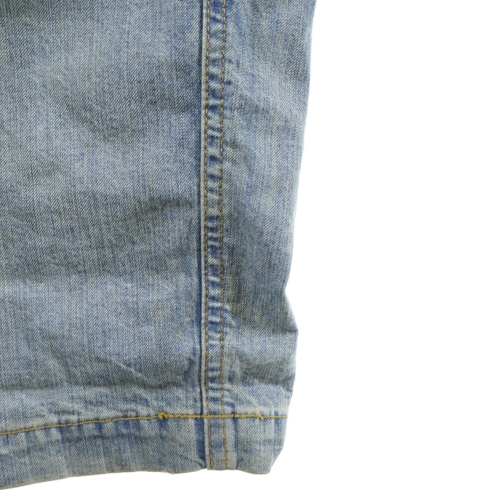 BALENCIAGA(バレンシアガ) Cargo Pants ショーツ切替 デニムカーゴパンツ ハーフパンツ インディゴ 773759 TPW53