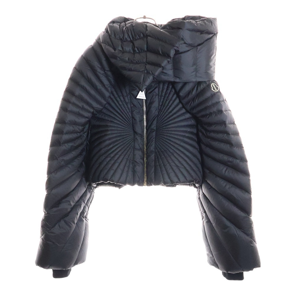 MONCLER(モンクレール) ×Rick Owens RADIANCE CONVERTIBLE リックオウエンス ラディアンス クロップドダウンジャケット ブラック I209N1A00002 M3632