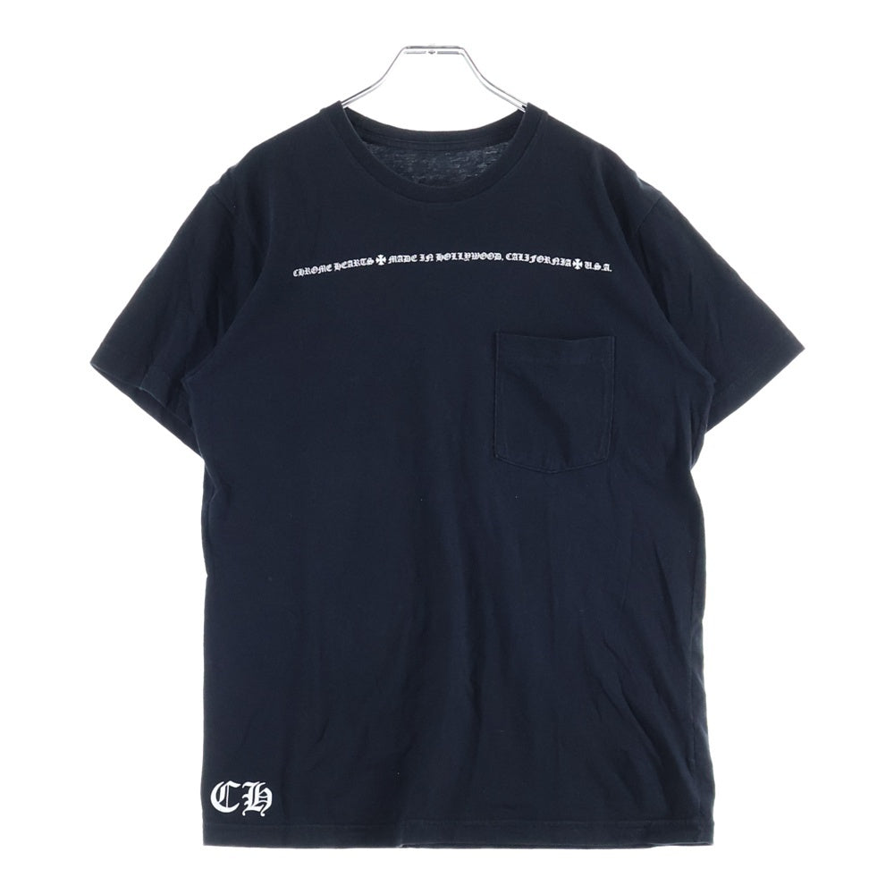 CHROME HEARTS(クロムハーツ) CH T-SHIRT Made in Hollywood 半袖Tシャツ ブラック