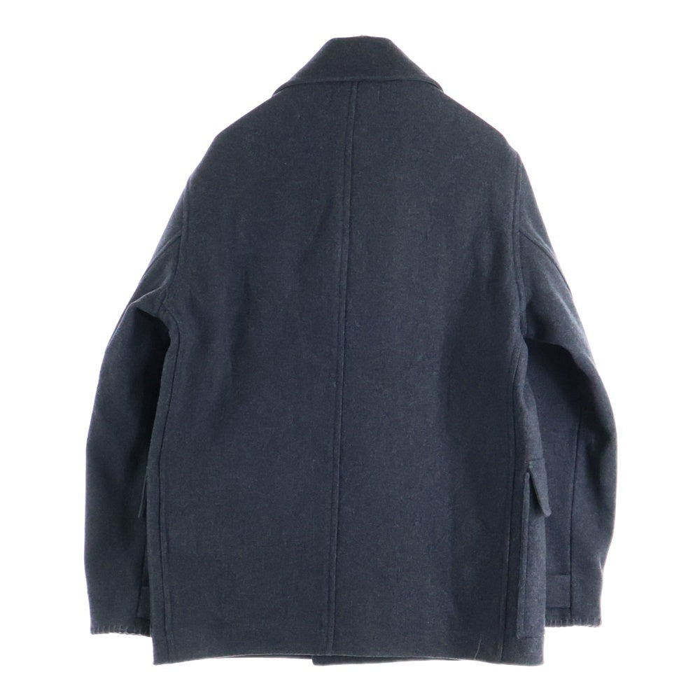 STONE ISLAND(ストーンアイランド) Wool Street Style Plain Logo Peacoats Coats ウール ストリートスタイル プレーン ロゴ ピーコート グレー 791543030