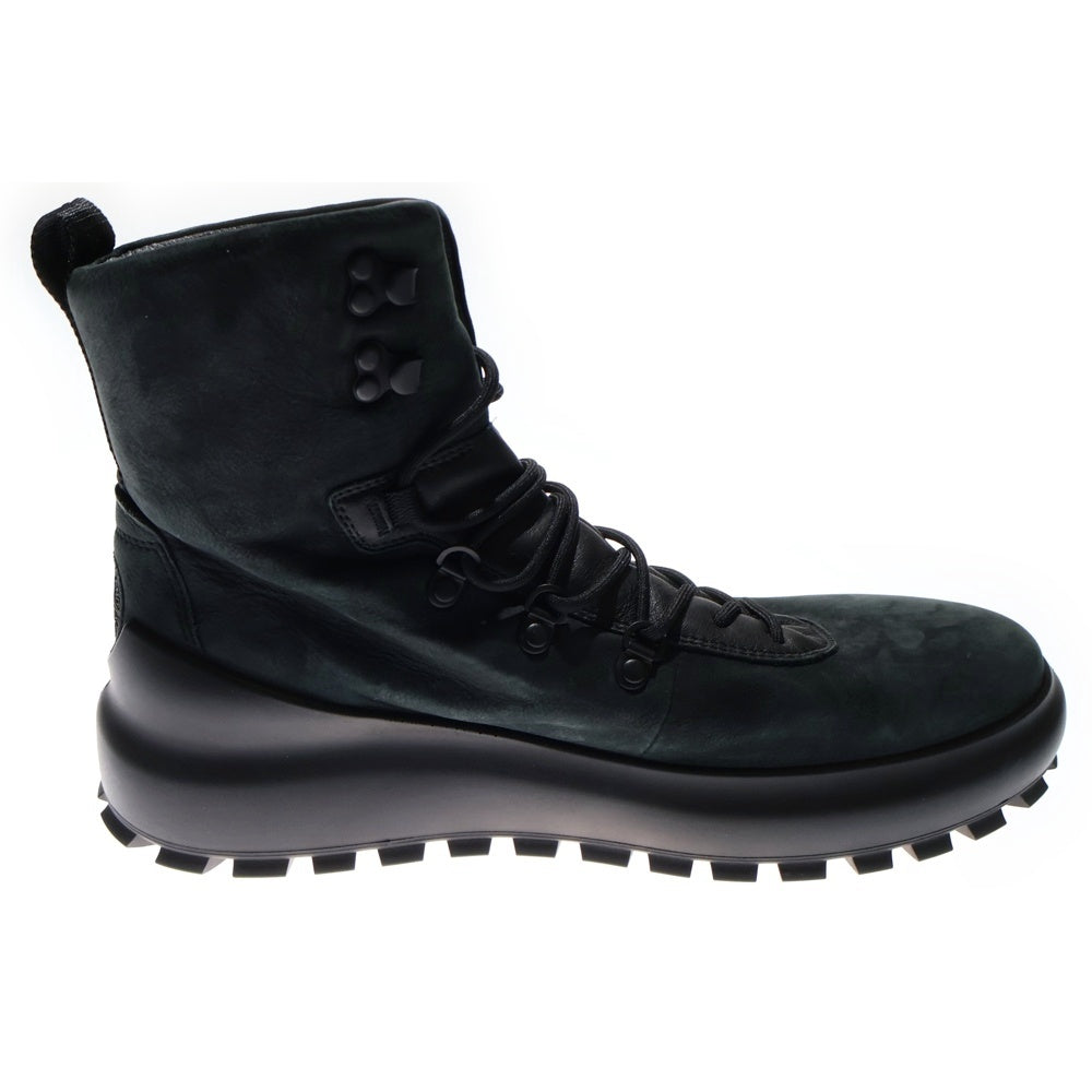 STONE ISLAND(ストーンアイランド) Trekking Boots ヌバックレザー トレッキング ブーツ ブラック 77FWS0404 V0029