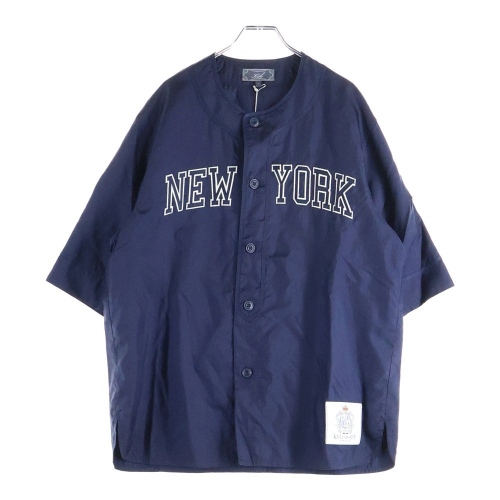 KITH(キス) New York Willis Baseball Shirt ニューヨーク ウィリス ベースボール 半袖シャツ ネイビー