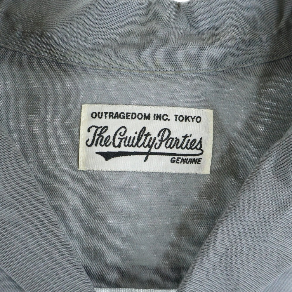 WACKO MARIA(ワコマリア) 50'S OPEN COLLAR SHIRTS オープンカラー 半袖シャツ グレー