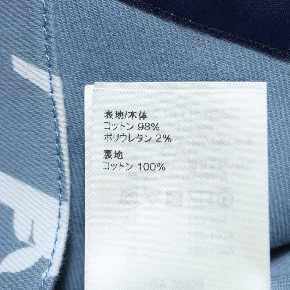 LOUIS VUITTON(ルイヴィトン) 22AW LV リーフ総柄 デニムジャケット ライトブルー RM222Q NF1 HNA59W