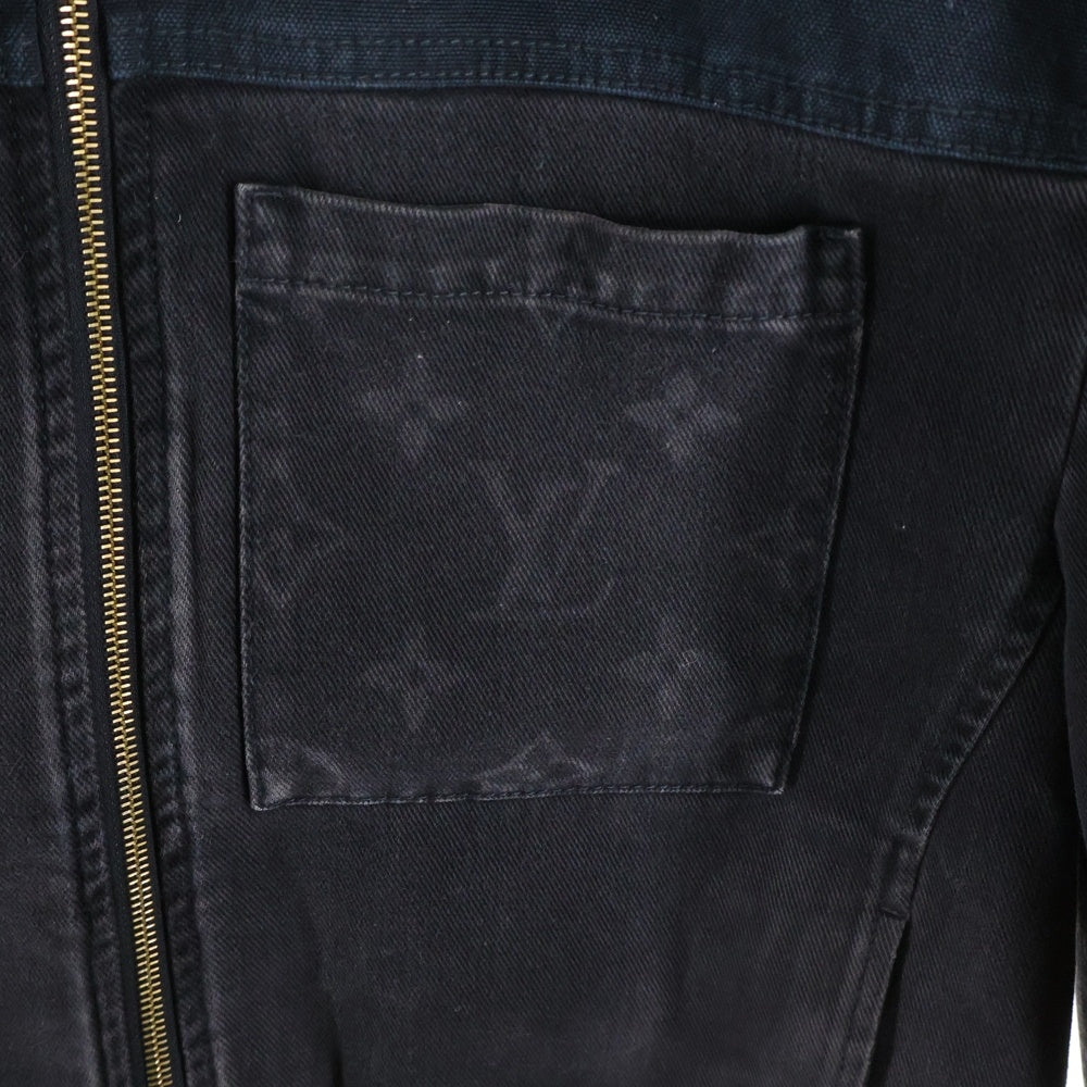 LOUIS VUITTON(ルイヴィトン) 24SS LV デニムブルゾンウィズファーフードブルゾン RM241M CCU HQA05W