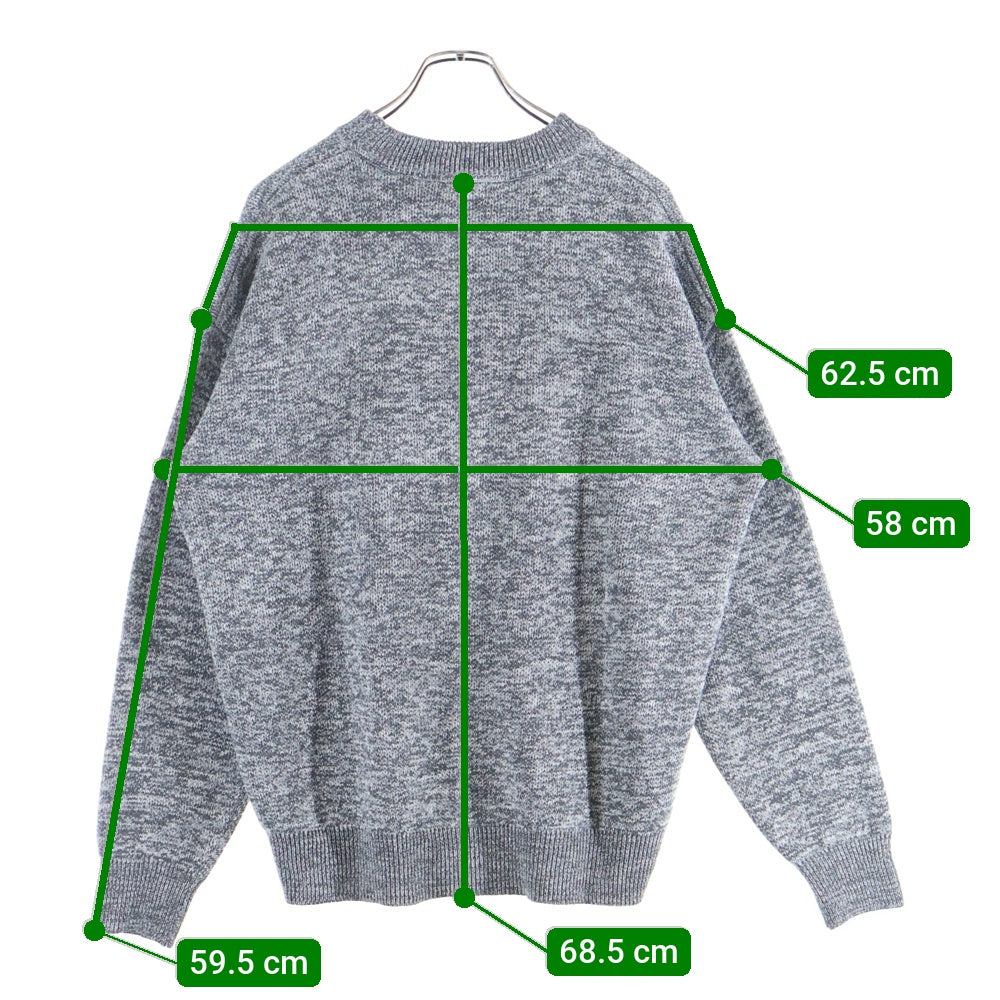 FEAR OF GOD ESSENTIALS(フィアオブゴッド エッセンシャルズ) FRONT LOGO KNIT フロントロゴ ニットセーター グレー