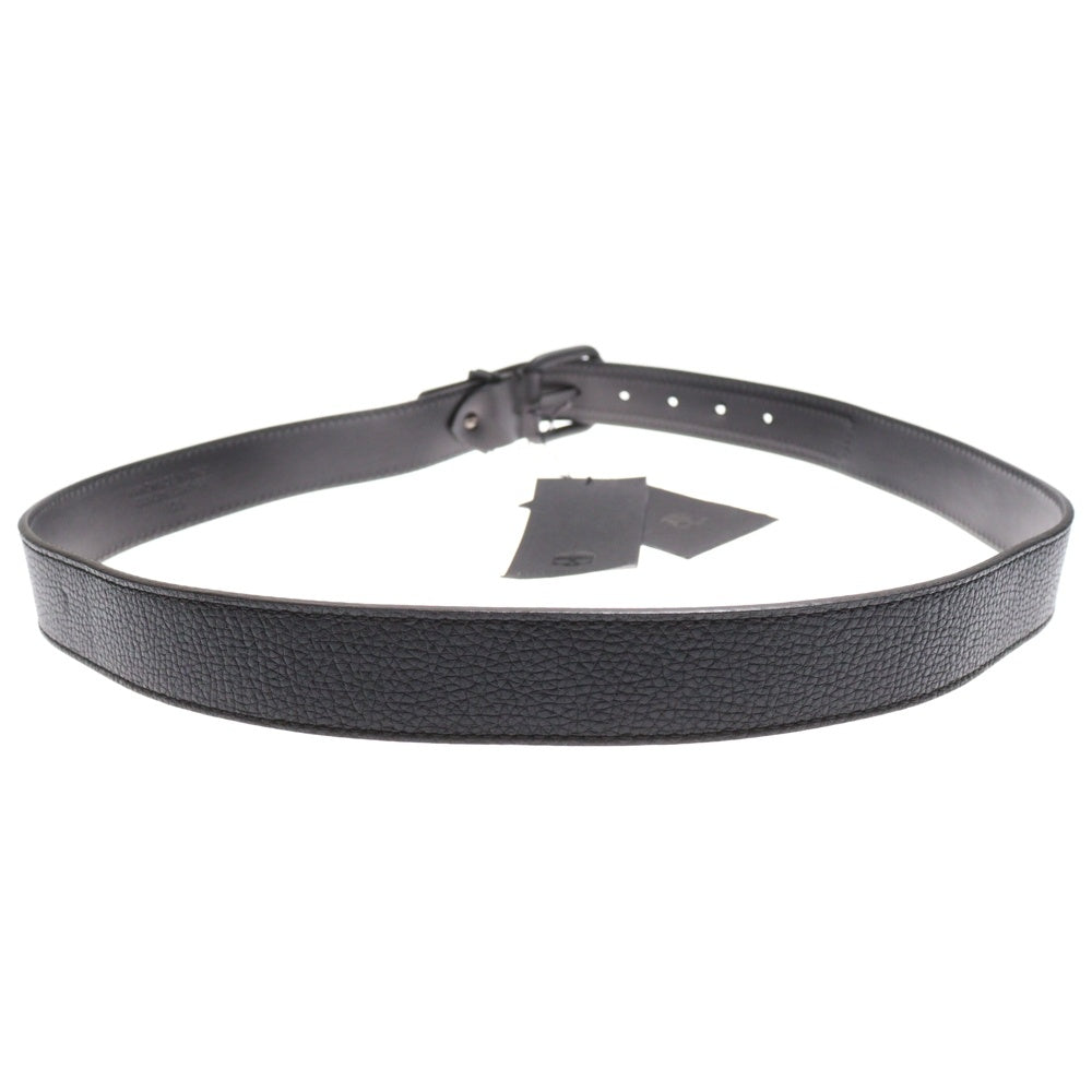 HYDROGEN(ハイドロゲン) ブラックレザー バックル ベルト ブラック