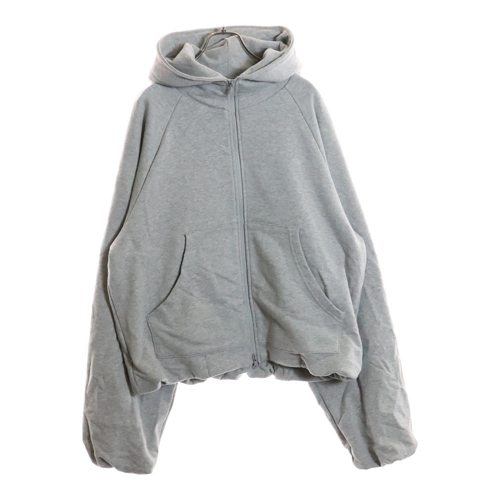 KAIKO(カイコー) CLOUD PARKA リラックスシルエットスウェット ジップアップフーディー グレー KAIKO-25-021