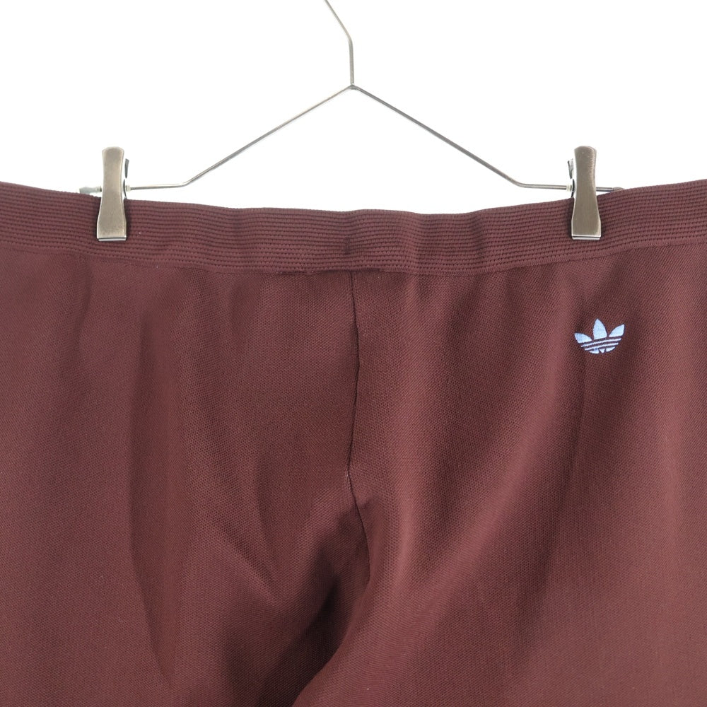 adidas(アディダス) ×WALES BONNER KNIT PT ウェールズボナー ロゴ刺繍ニットパンツ ブラウン