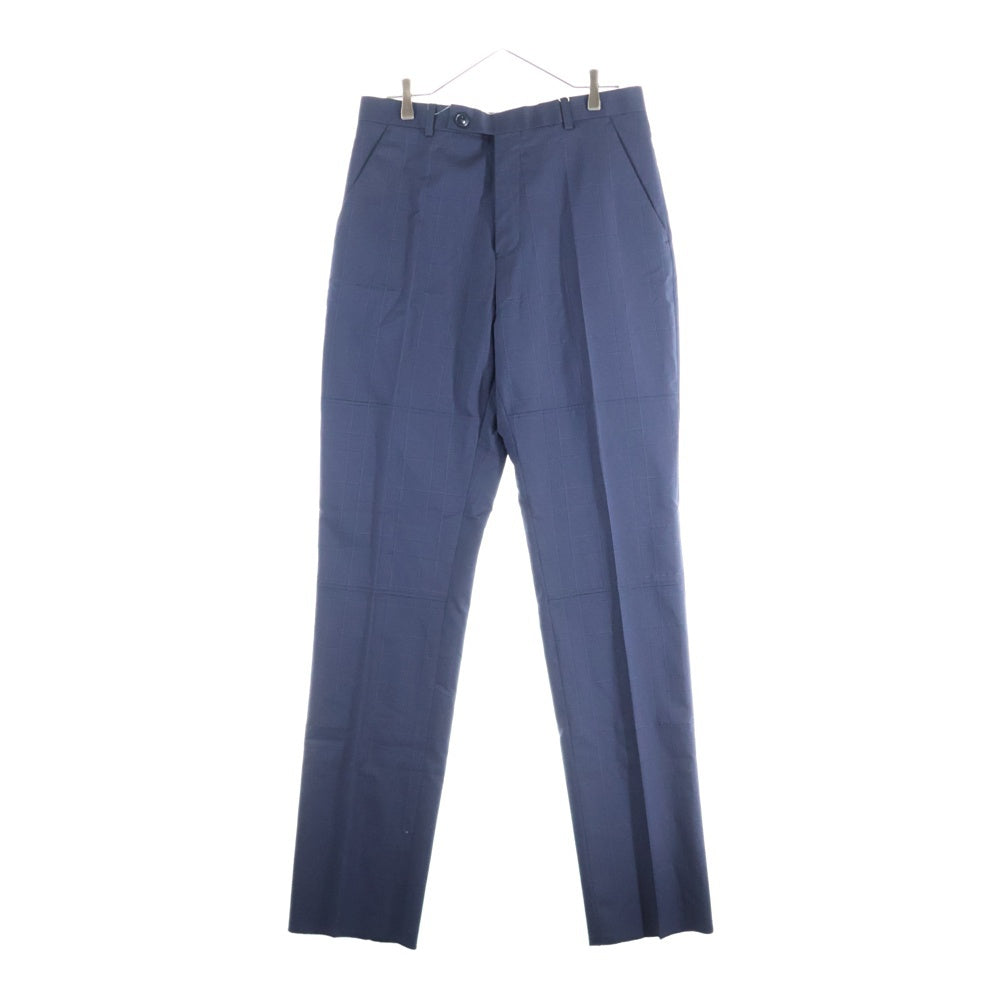 MARTINE ROSE(マーティンローズ) 22SS チェックパンツ スラックス トラウザーズパンツ ネイビー CMRSS22-330