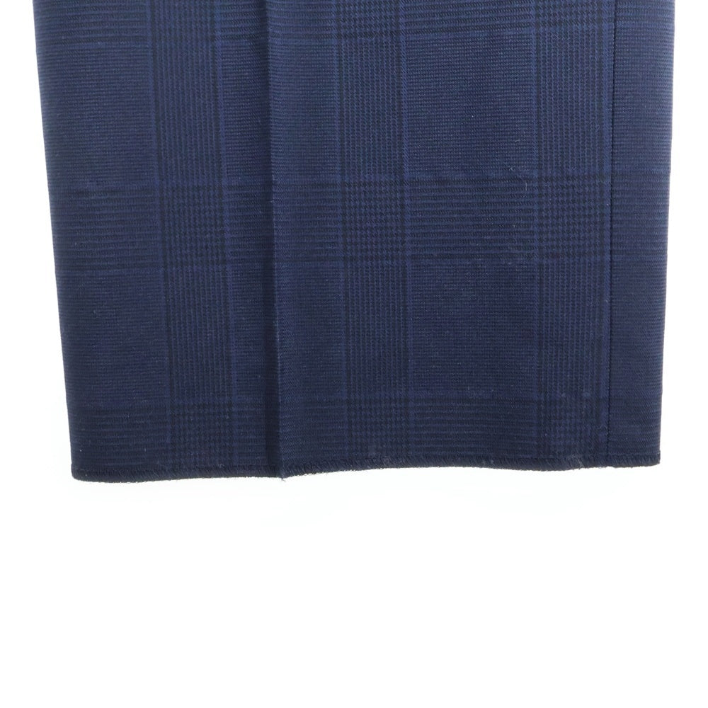 MARTINE ROSE(マーティンローズ) 22SS チェックパンツ スラックス トラウザーズパンツ ネイビー CMRSS22-330