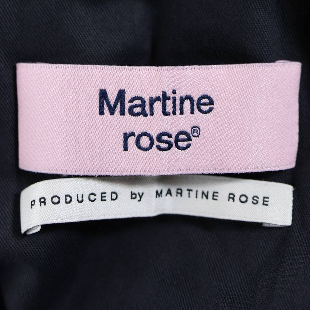 MARTINE ROSE(マーティンローズ) 22SS チェックパンツ スラックス トラウザーズパンツ ネイビー CMRSS22-330