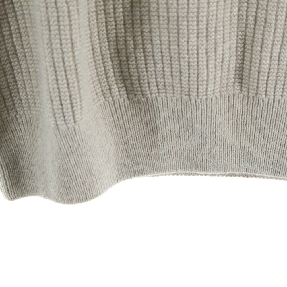 LACOSTE(ラコステ) Wool Knit Sweater クルーネックウールニットセーター ベージュ