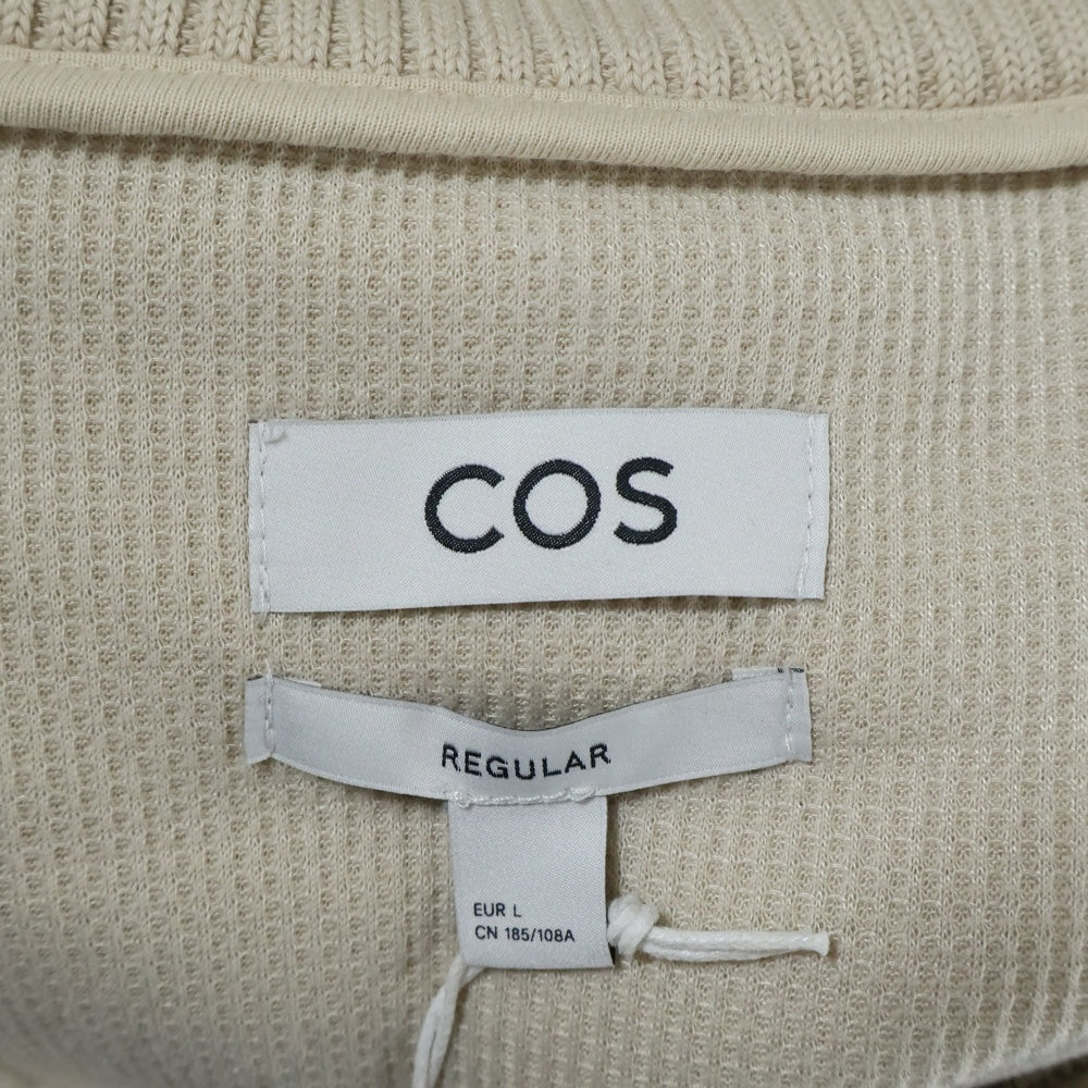 NO BRAND(ノーブランド) COS(コス) Funnel-Neck Teddy Jacket ハイネック ボアジャケット ホワイト