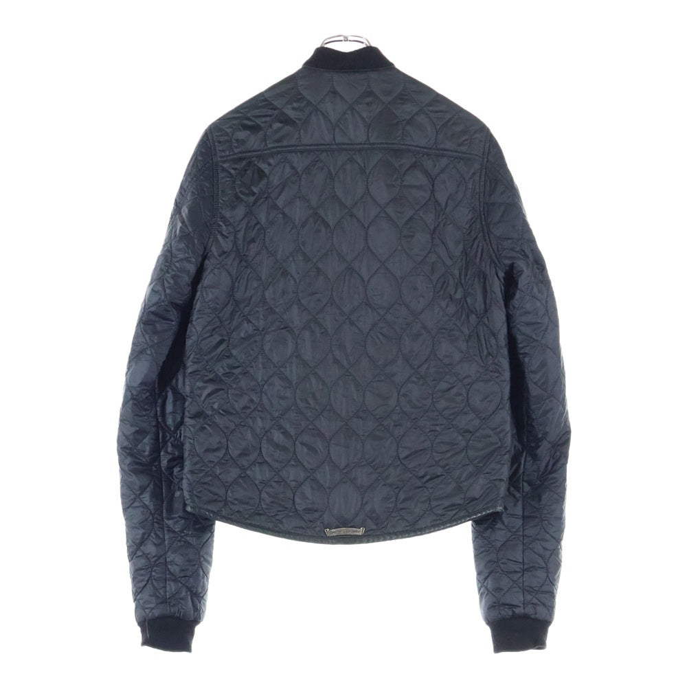 CHROME HEARTS(クロムハーツ) OTTER POP ダガー クロスボールジップ キルティング ナイロンジャケット ブラック