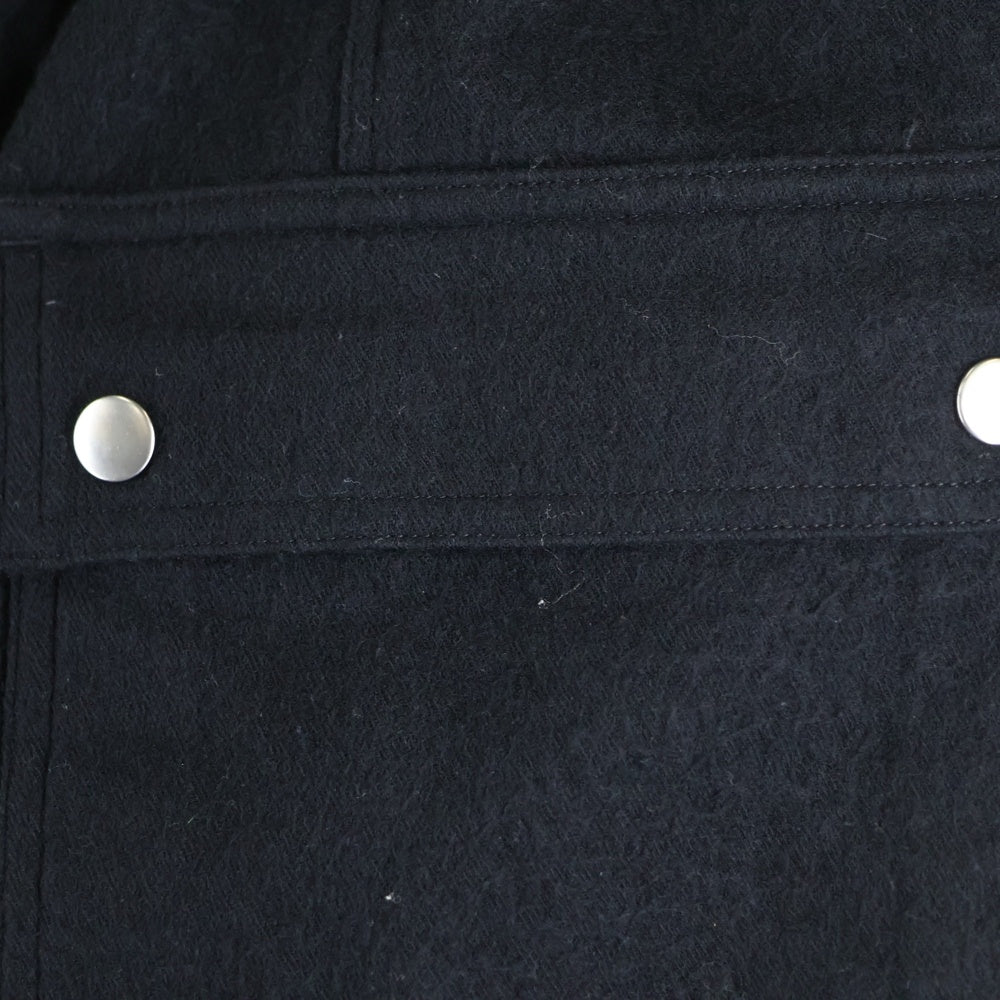 Rick Owens(リックオウエンス) 21AW Bela Drawstring Pants ベラ ウール混 ドローストリングパンツ ブラック RR02A5392-WCF